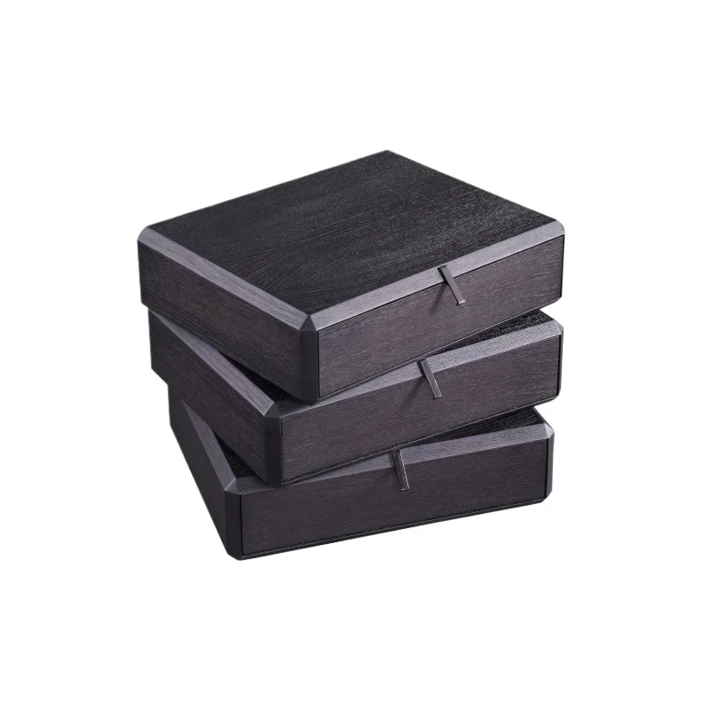 Walnut smoky drawer storage