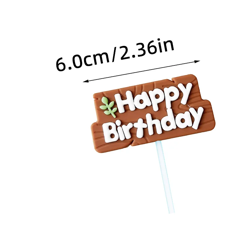 Wald Kleintiere Kuchendeckel Eichhörnchen, Nilpferd, Zebra, Giraffe, Gräser, Obstbäume für Jungen Kindergeburtstag Partydekorationen – Detail 17