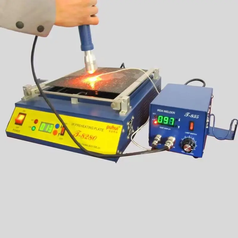 Soldering Station 110V/220V T8280 Infrared Intelligent Temperature Control Heating  Preheating Thermostat
