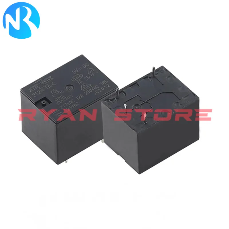 5PCS Power Relay 812H-1A-C 812H 1C C 4Pin 5Pin 16A 812H-1A-C 5VDC 12VDC 24VDC 812H-1C-C-5VDC 812H-1C-C-12VDC 812H-1C-C 24VDC