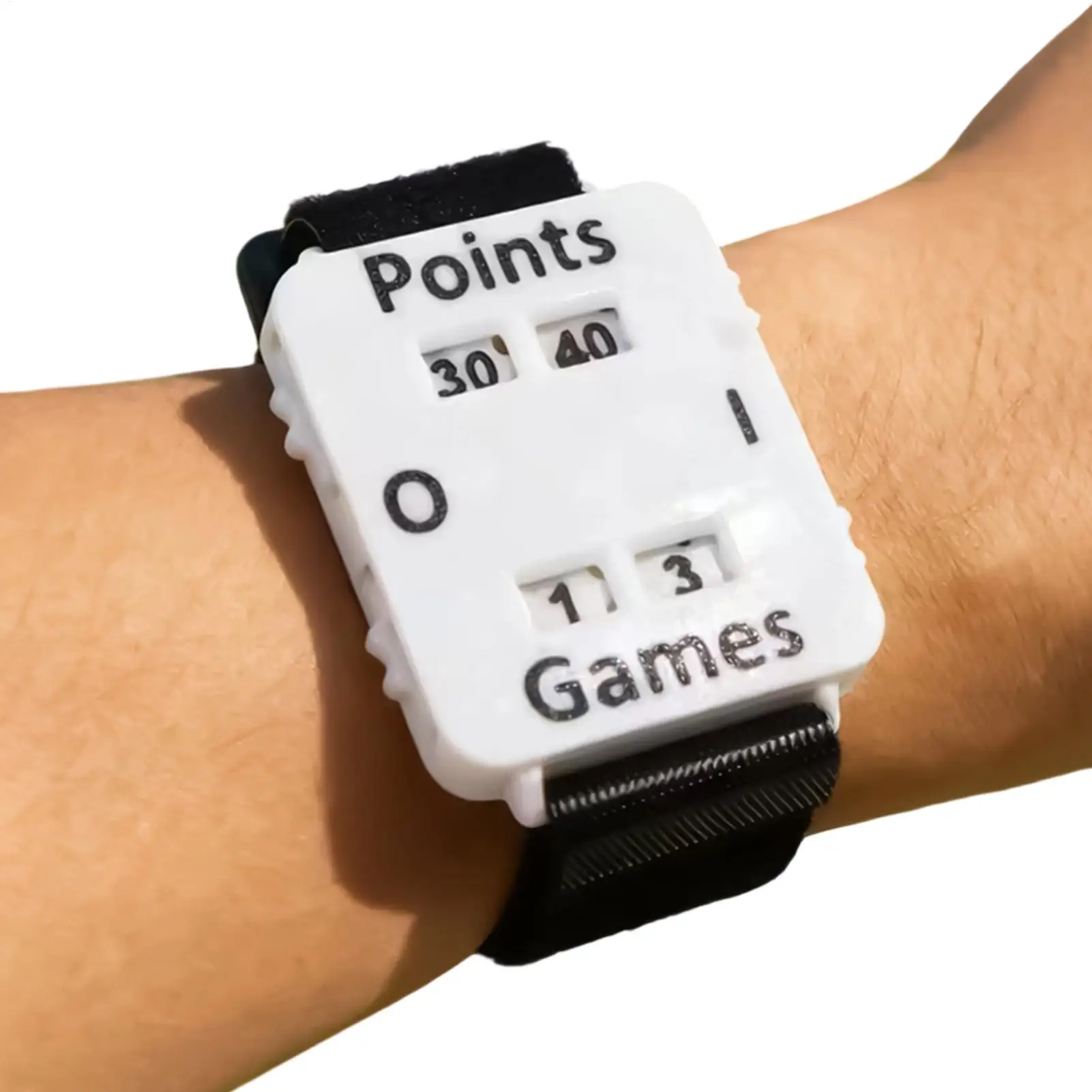 

Portable Cricket Tennis Padel Scorer Wristband Instant ScoreTracker No Memory Loss Score Counter For Coaches Referees Players