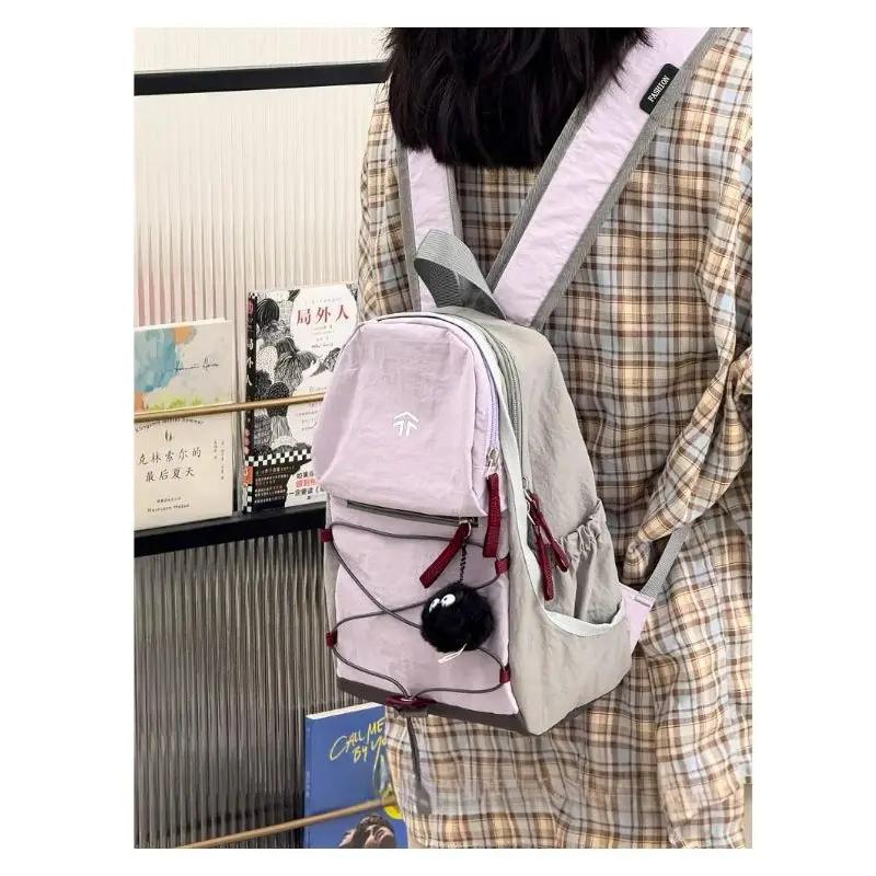 Travel Outdoor Backpack Women's Light Casual Mountaineering Small Backpack Men's Hiking Cycling Sports Outing Bag Tide