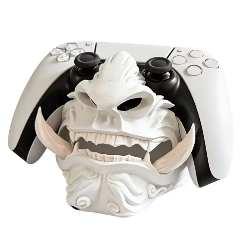 For PS5 Game Controller Base Ghost Mask Handle Bracket Desktop Display Stand For Game Console Computer Decoration