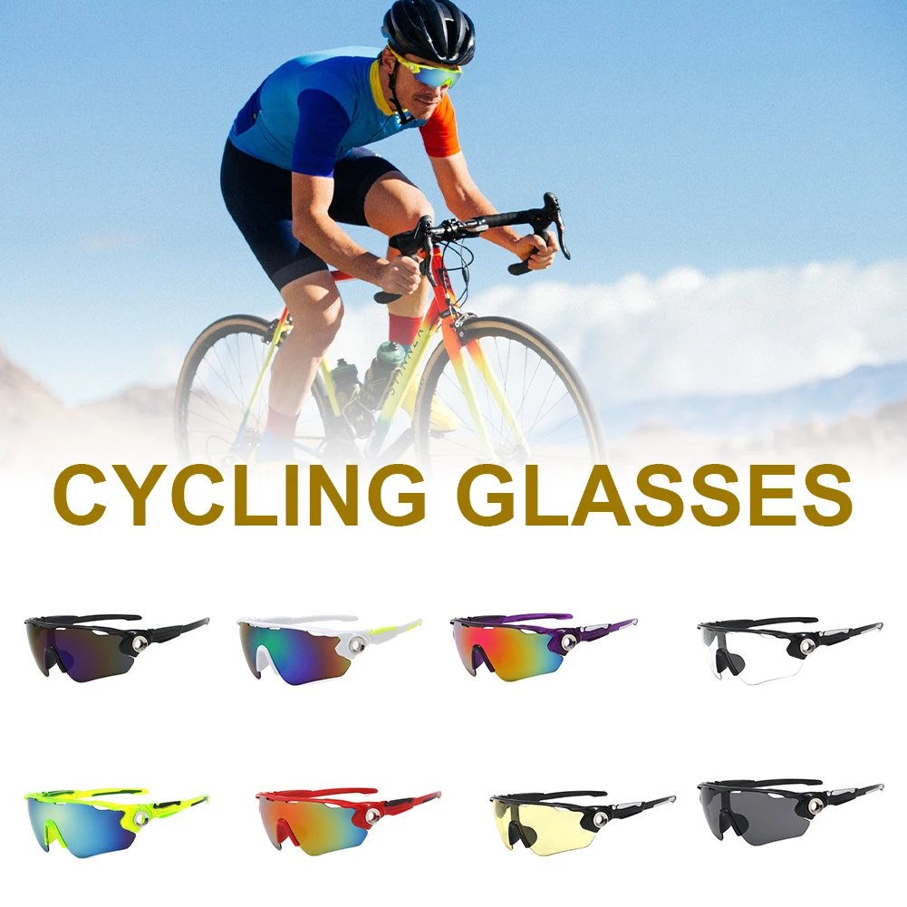 Gafas de sol deportivas para hombre y mujer, lentes de sol unisex para ciclismo de montaña o carretera, 8 colores