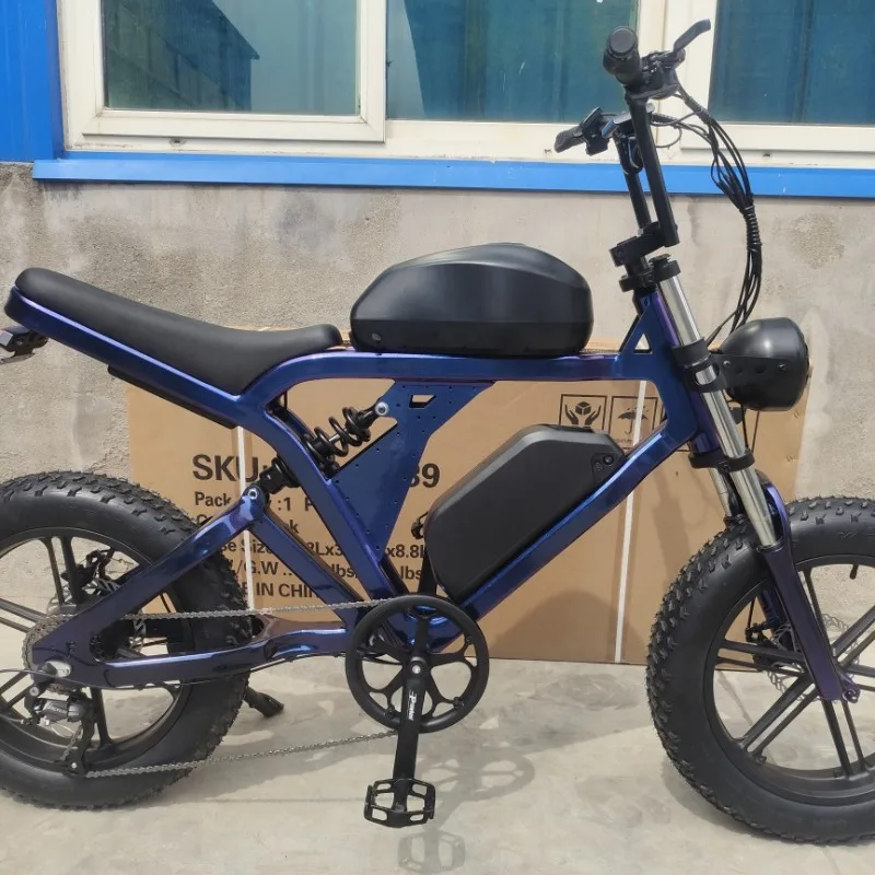 Electric motorcycle assist bicycle fat tire snow 4.0 electric assist bicycle