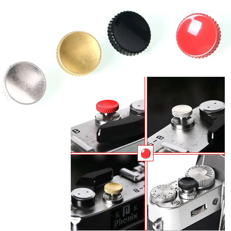 Metall kamera Auslöser Knopf Gold Silber reines Kupfer für Fujifilm xt3 xt30 xt20 Leica m Serie Micro SLR Kamera
