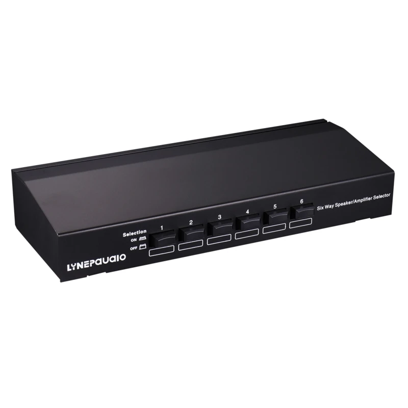 

Premium New and Improved 6 Channel Speaker Switch Selector Multiple Amplifiers Dropship