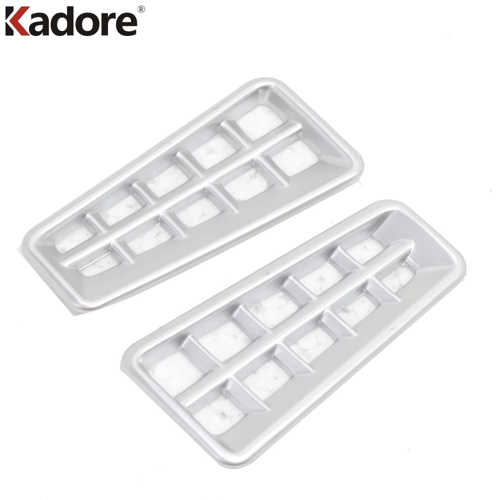For Toyota RAV4 RAV 4 2016 2017 2018 Matte Mouldings Dashboard Air Condition Vent Outlet Cover Trim Car Interior Accessories