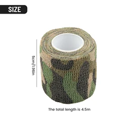 1 Pc Camouflage Invisible Tape Polyester Outdoor Activity Camo Form Reusable Self Cling Camo Hunting Rifle Fabric Tape Wrap