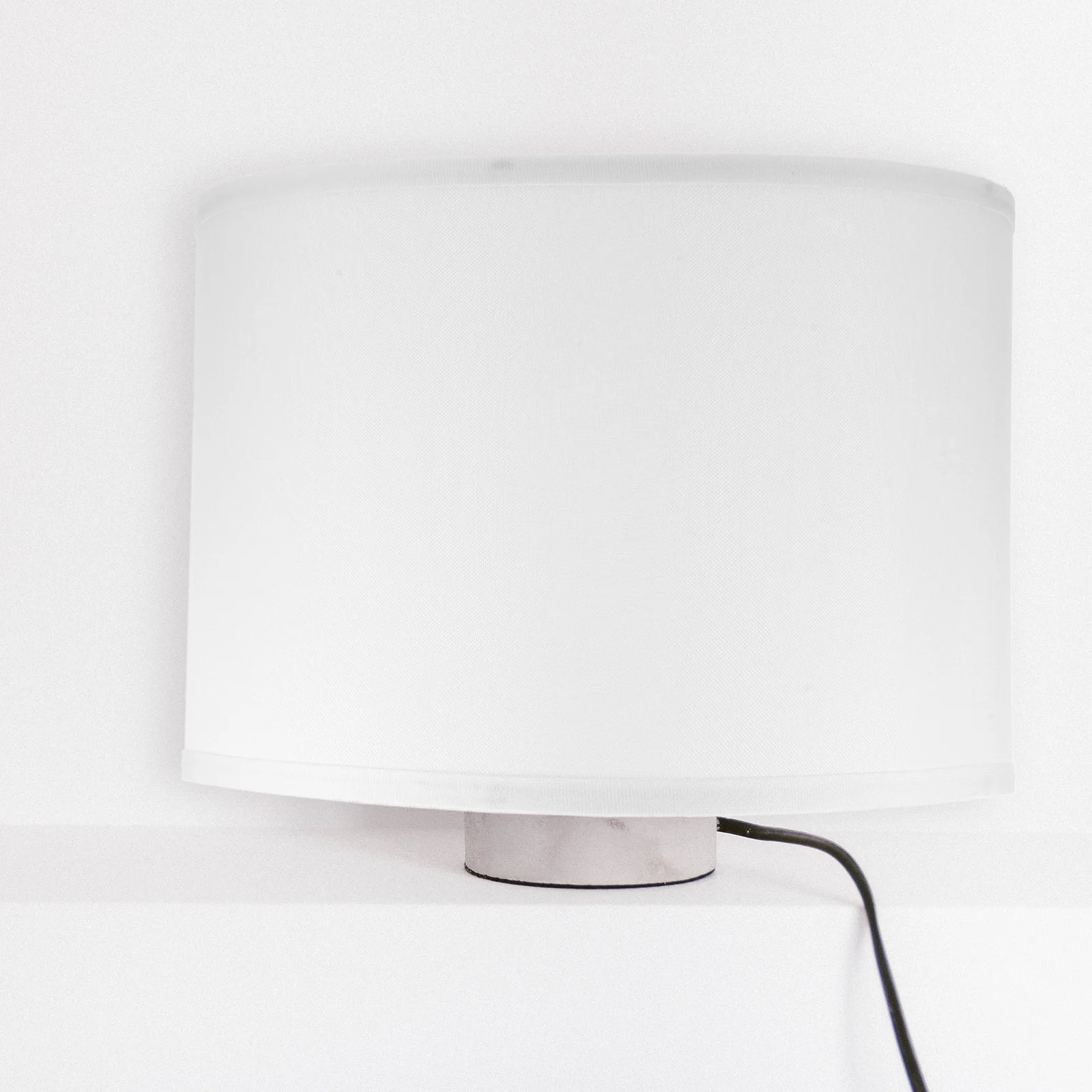 

White Fabric Drum Lampshade for Table Pendant Light Covers Bedroom Living Room Decorative Fabric Lamp Shade Cover