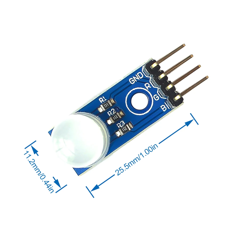 1/2 وحدة الصمام الثنائي الباعث للضوء RGB لاردوينو موصلات الشريط ضوء RGB SMD لوحة LED 3 Colour ضوء PWM Modulator