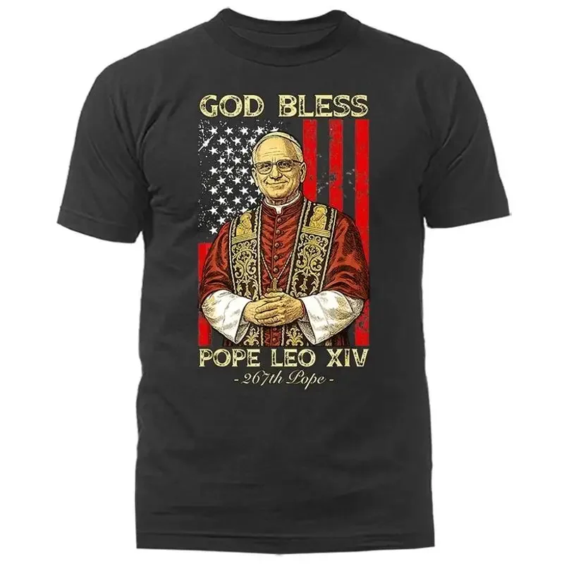 God Bless America Blessings from Pope Leo XIV T-shirt
