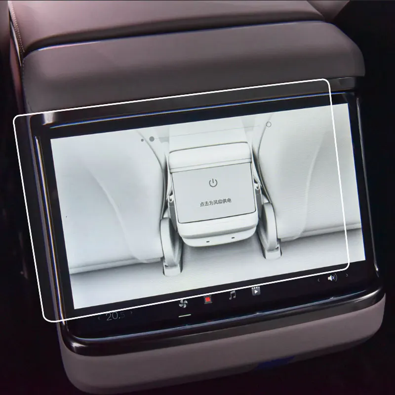 Proteggi schermo in vetro temperato per Tesla Model S Model X 2022 2023 protezione HD Touchscreen posteriore da 8 pollici