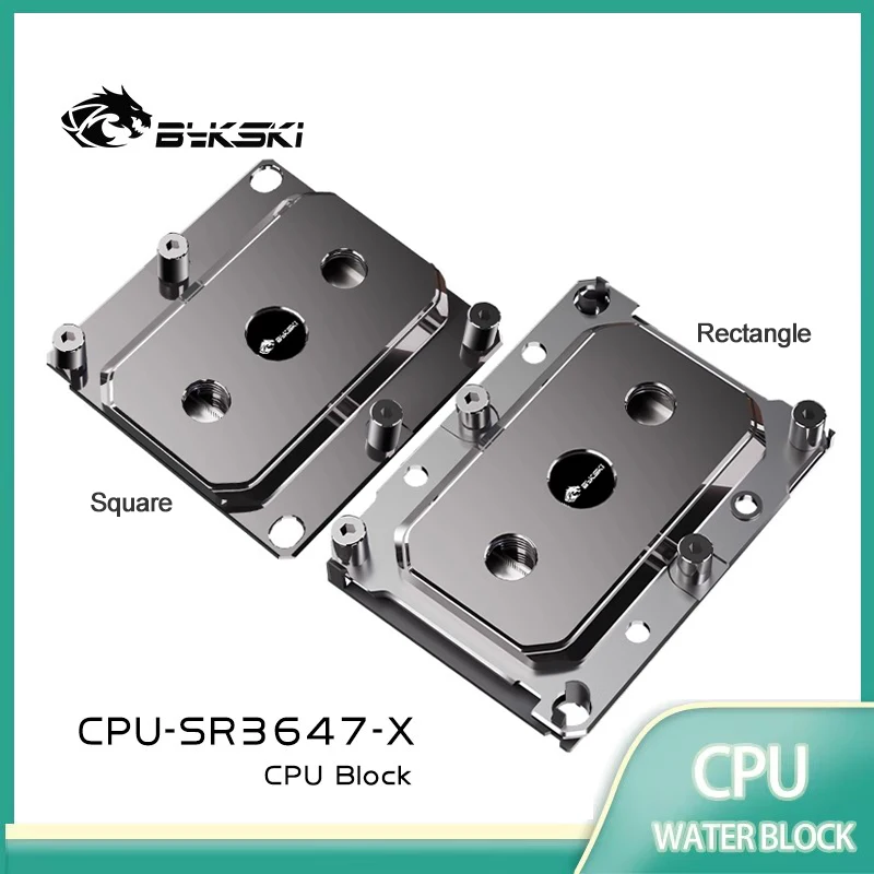 Bykski CPU-SR3647-X CPU Water Block Use for Intel LGA 3647 Socket Rectangle CPU / Copper Metal Radiator Liquid PC Cooler System - Image 3
