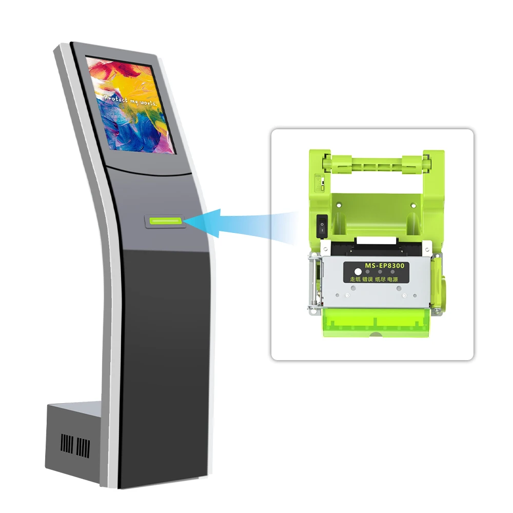 MS-EP8300 80mm  3 Inch  Kiosk Event Tickets  Thermal  Printer High Speed Ticket Printer  for ATM Vending Machines