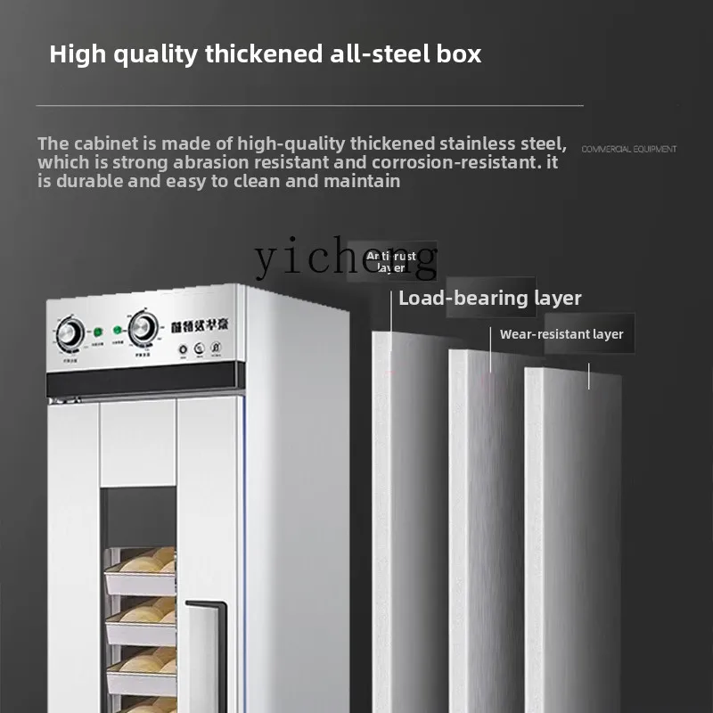 Scatola per la fermentazione del pane ZZ, impasta commerciale a temperatura costante, scatola per la sveglia automatica con spray schiumogeno a doppio strato