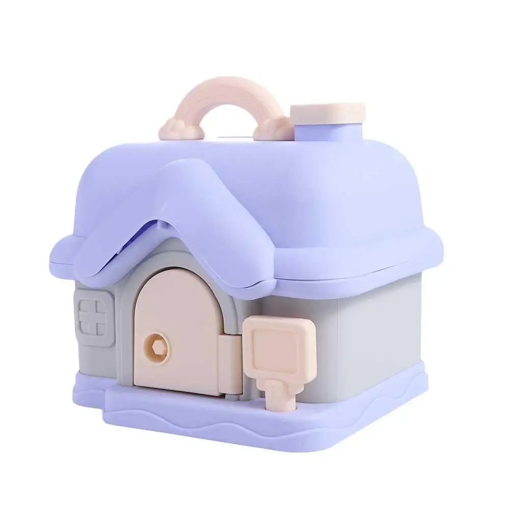 漫画風貯金箱 キーで開ける 自動スクロール ホームデコレーション 現金ディスペンサー 貯金箱 電子貯金箱 現金ボックス