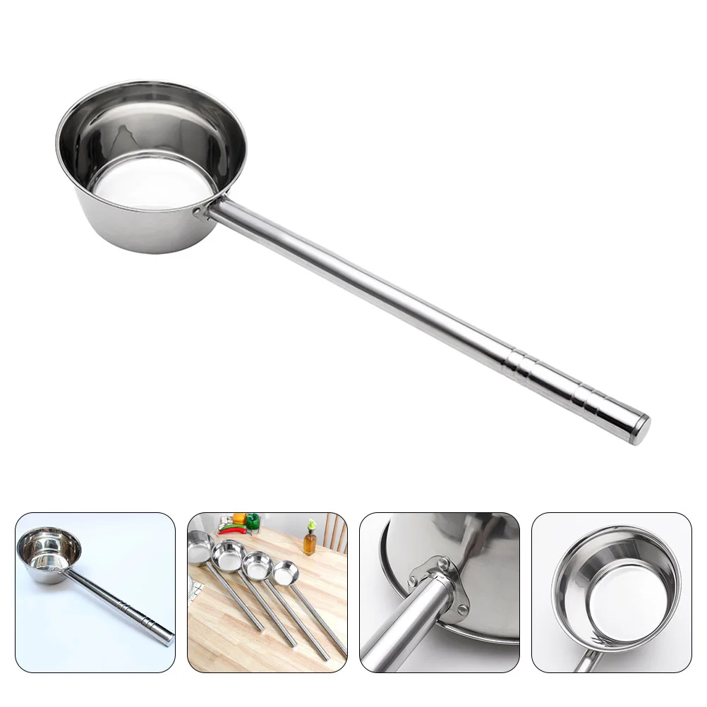 Soy Sauce Stainless Steel Water Ladle Baby Soup Spoons Kitchen Ladles for Watering Metal