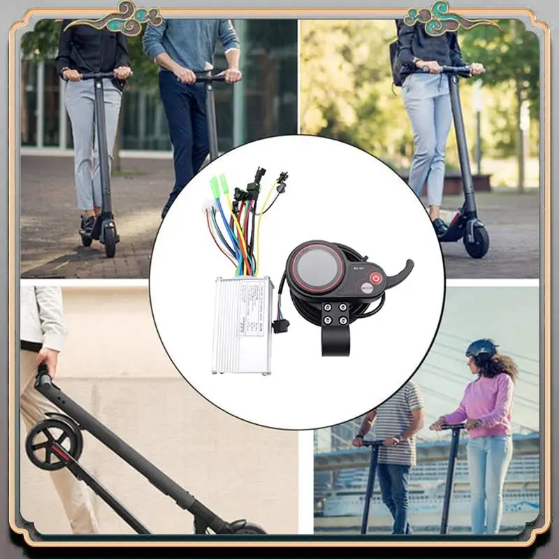 

Durable 350W 15A Electric Scooter Controller Brushless Motor 36-48V+QS S4 Meter 5PIN For Electric Scooter Accessories Parts