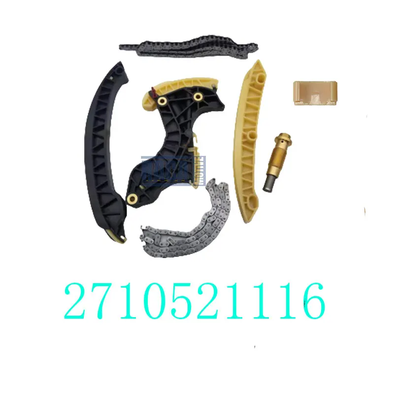 10 قطعة مجموعة سلسلة توقيت المحرك لـ M271 مرسيدس بنز A209 C209 W203 W204 CL203 R171 0009933978 A0009932176 A2710521116