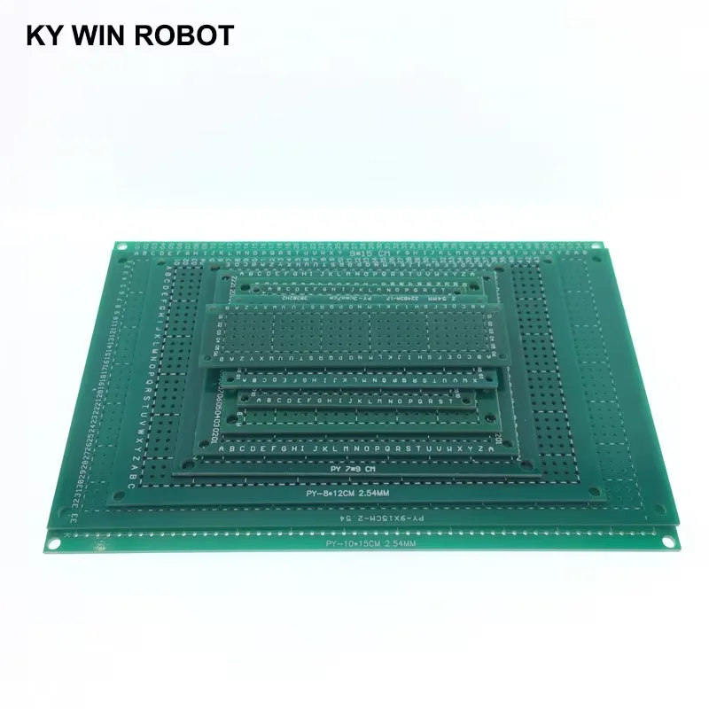 2x8 3x7 4x6 5x7 6x8 7x9 8x12 9x15 10x15 cm Single Side Prototype Diy Universal Printed Circuit PCB Board Protoboard For Arduino