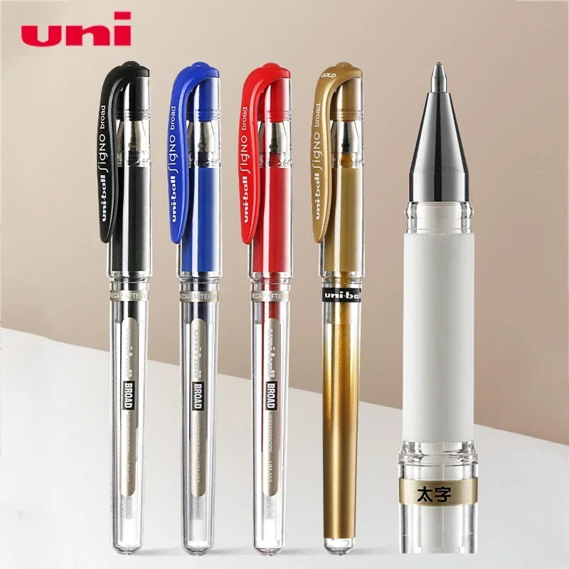 Uni-ball Signo Gel Stylo UM-153 1.0mm Blanc Surligneur Étudiant Interconnexion Peinture Réunion Signe Spécial Stylo Staacquering 12Pcs