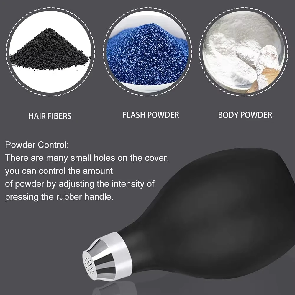 Barbertop Hair Salon Powder Spray Bottle Refillable Talcum Silicone Container Barber Styling Tools Accessory - Image 5