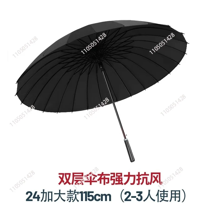 

Long Handle Umbrella 24 Bones Double-deck Extra Large Size Umbrellas Strengthening Thickening Special Storm Resistance Rain Gear