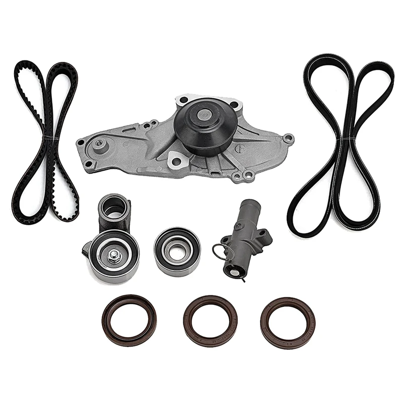 Timing Belt and Water Pump Kit for Honda Accord Pilot Odyssey Ridgeline Crosstour Acura TL V6 Engine Rca 14400 RCA A01