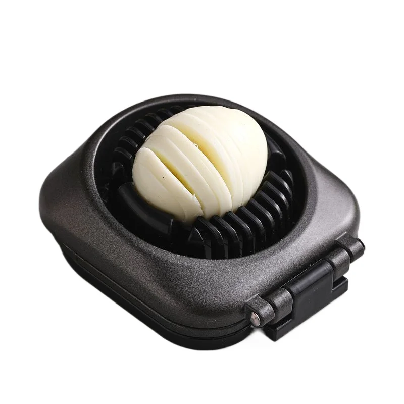 Aluminum Alloy Egg Slicer, 2-in-1 Multi-Function Cutter for Slicing & Dividing Eggs and Ham