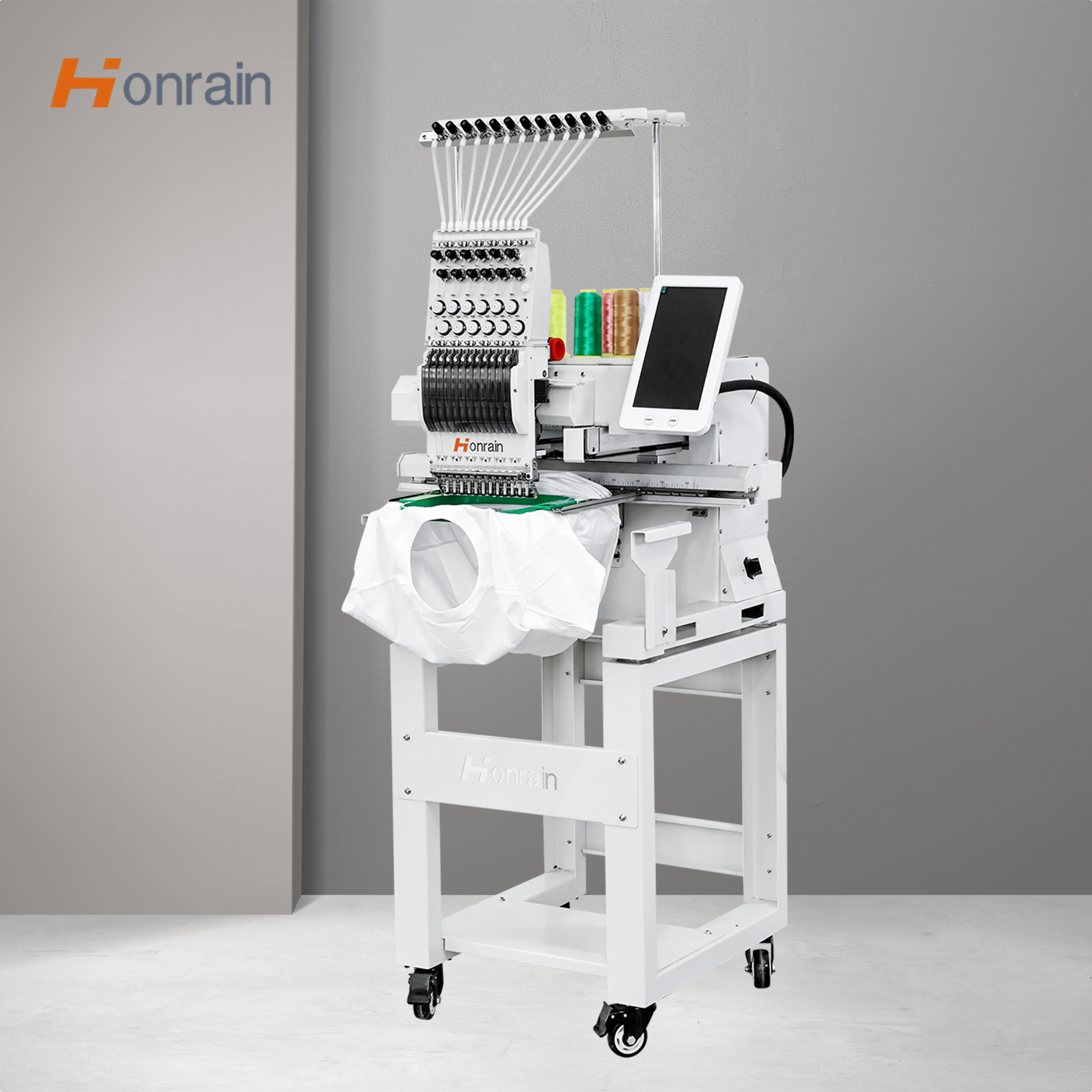 New Arrival Single Head Embroidery Machine Industrial Home Use T-shirt Embroidery Machine Computer Clothing Embroidery Machine