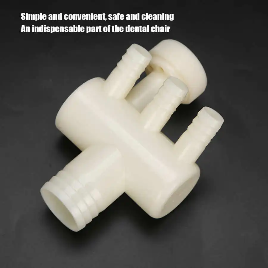 Dental Drain Pipe Three-way Valve Adapter Dental Tooth Chair Supplies Part Accessory for Dentist Oral Care Tool  Accessories