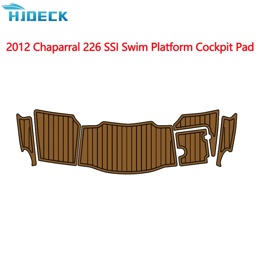 

2012 Chaparral 226 SSI Traction Mat Foot Pad Self Adhesive Sport Cockpit Swimming platform Cockpit Pad Customizable