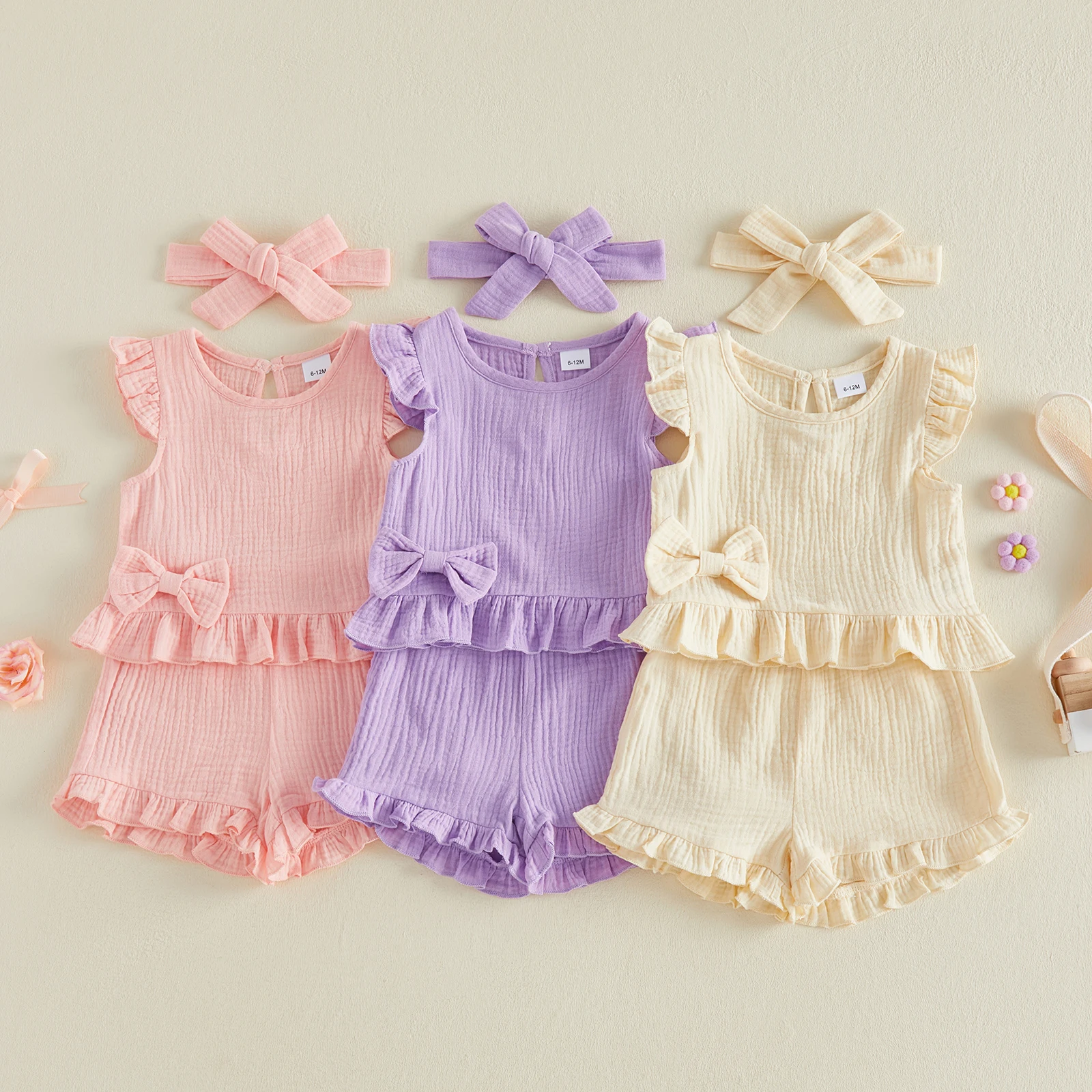 conjuntos-de-roupas-para-meninas-pequenas-em-3-pecas-tops-de-manga-voadora-em-cores-solidas-shorts-e-faixa-de-cabelo-roupas-para-bebes