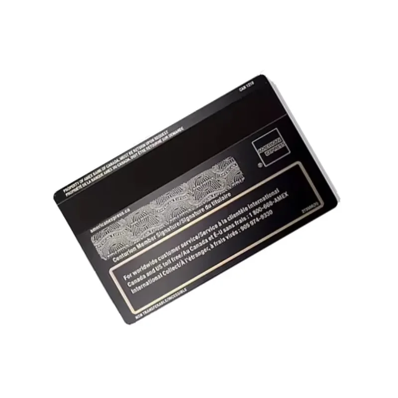 Customized New Style High Quality Stainless Steel Laser Line Credit Card Metal Business Card Matt White