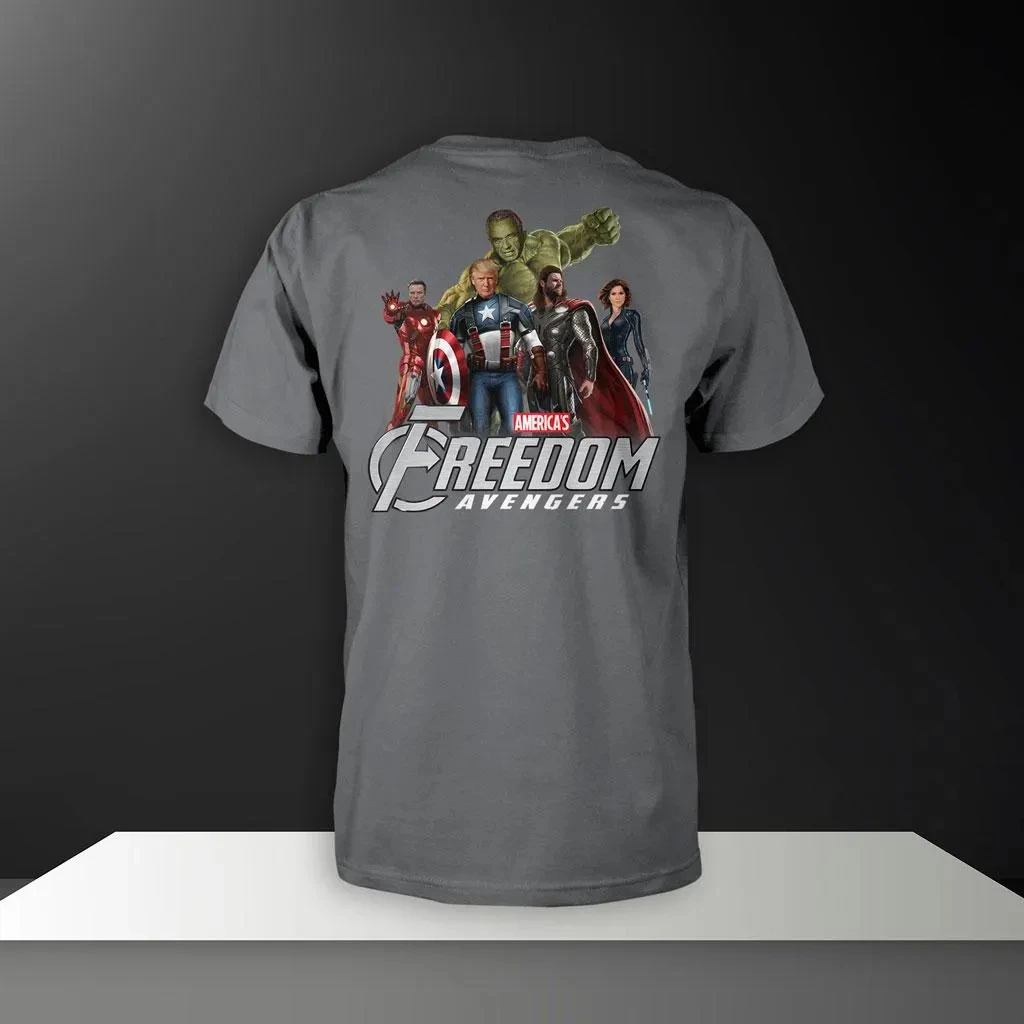 2026 Avengers Style Men's and Women's Summer Pure Cotton T-shirt Fan Style Comfortable, Breathable, High-quality Ins Y2k