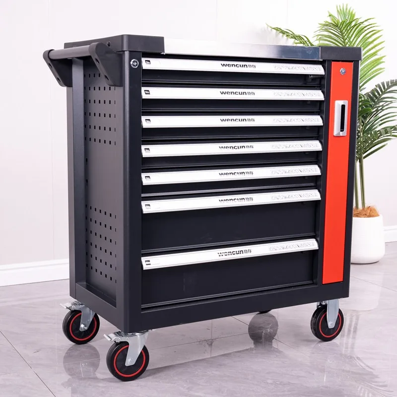 Xinrui heavy-duty auto repair tool car special set industrial drawer workshop mobile toolbox
