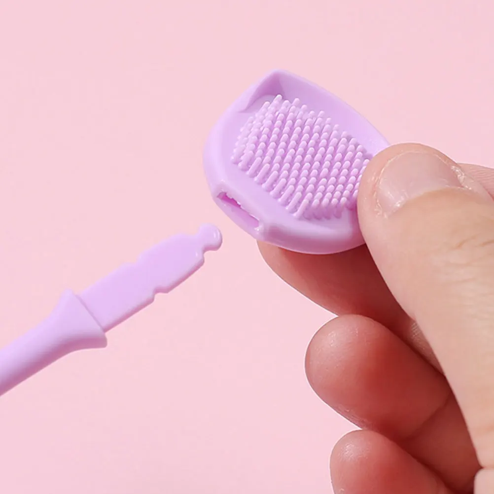

5pcs Tongue Scraper Professional Cleaner Hygiene Tool Durable Safe Use Portable Toothbrush Accessory