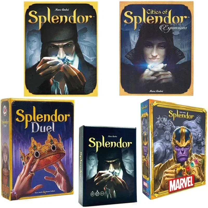 Splendor Duel Board Game Strategy Game for Kids and Adults Fun Family Game Night Entertainment Party Game for Family Collection