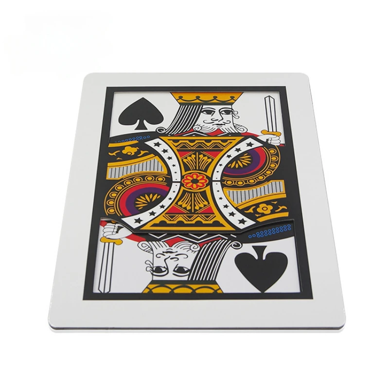 Middle Automatic Three Card Monte (Q To K ) Cards Magic Trick 28*20cm  Magic Props Accessories Cards For Tricks