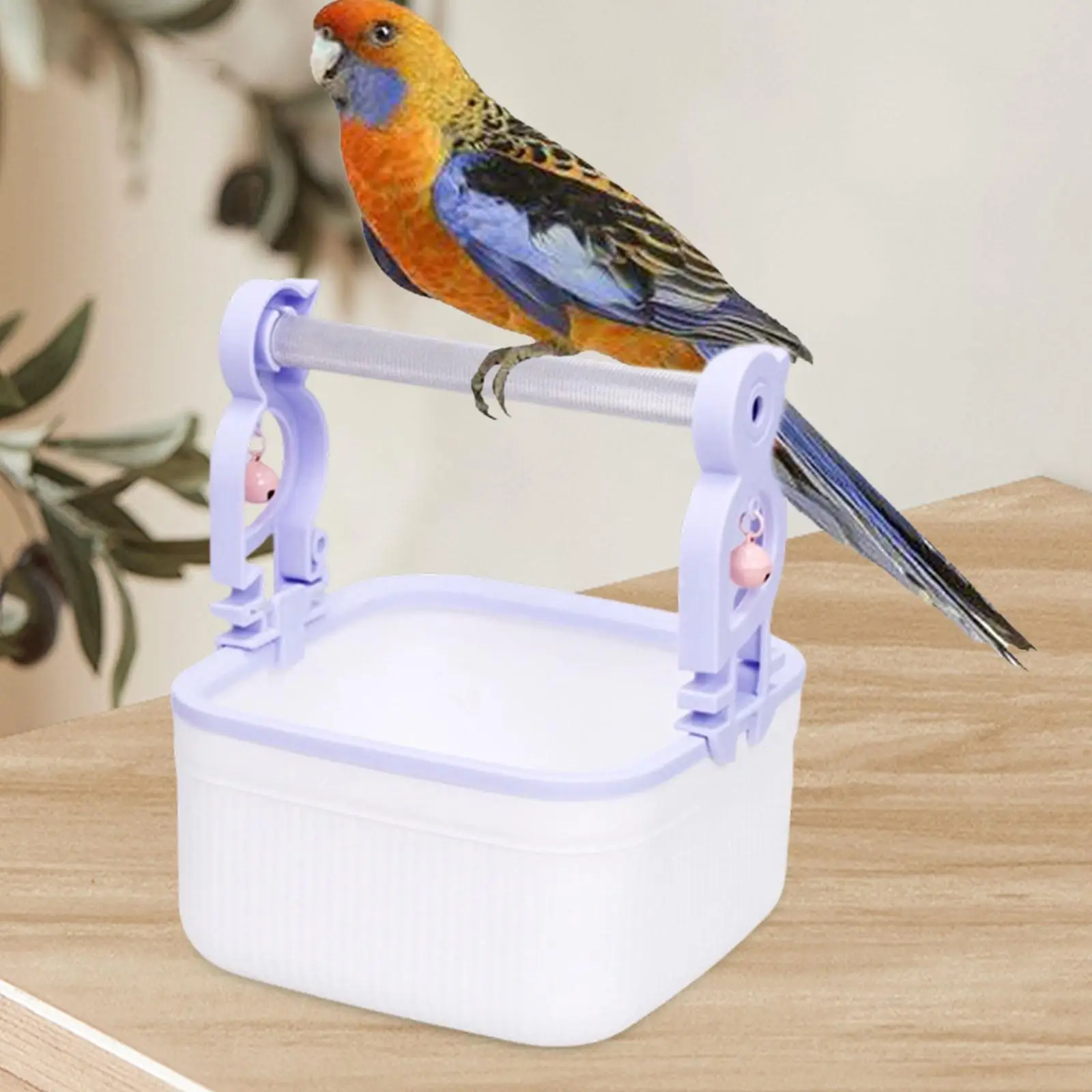 Bird Perch Exercise Gym Activity Toy,Playing Desktop Bird Stand Parrots Stand for Lovebirds Small Medium Parrot Conures view 6