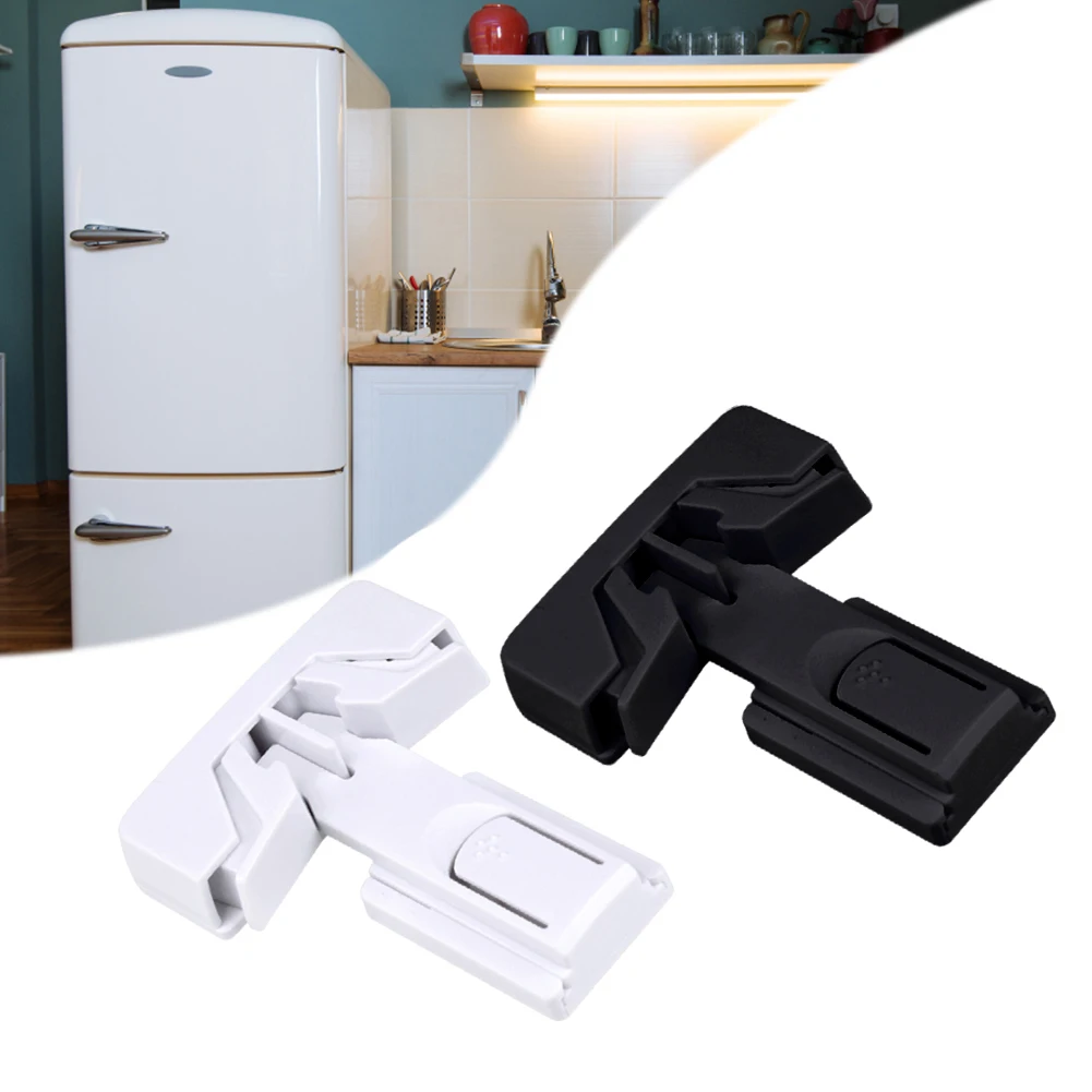 Child Proof Refrigerator Lock Children Cupboard Locks Freezer Lock Cabinet Cupboard Lock No Tools Required and Easy Installation