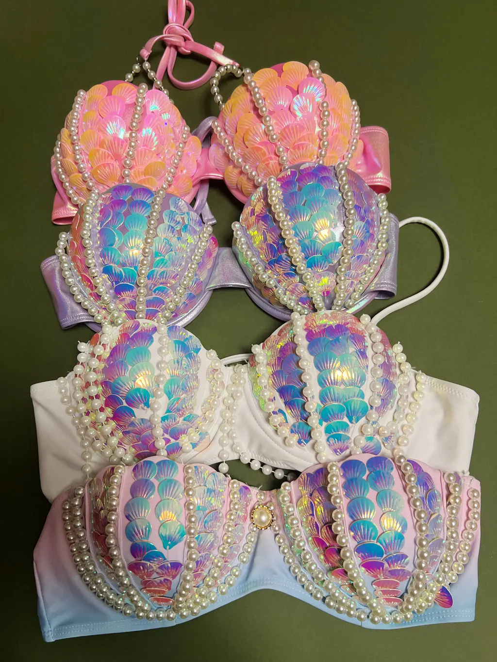 나이트클럽 핫티 스윗 쿨 바 상업 공연 여름 신상 섹시 비키니 스플릿 수영복 작은 가슴 스틸 트레이 수영복