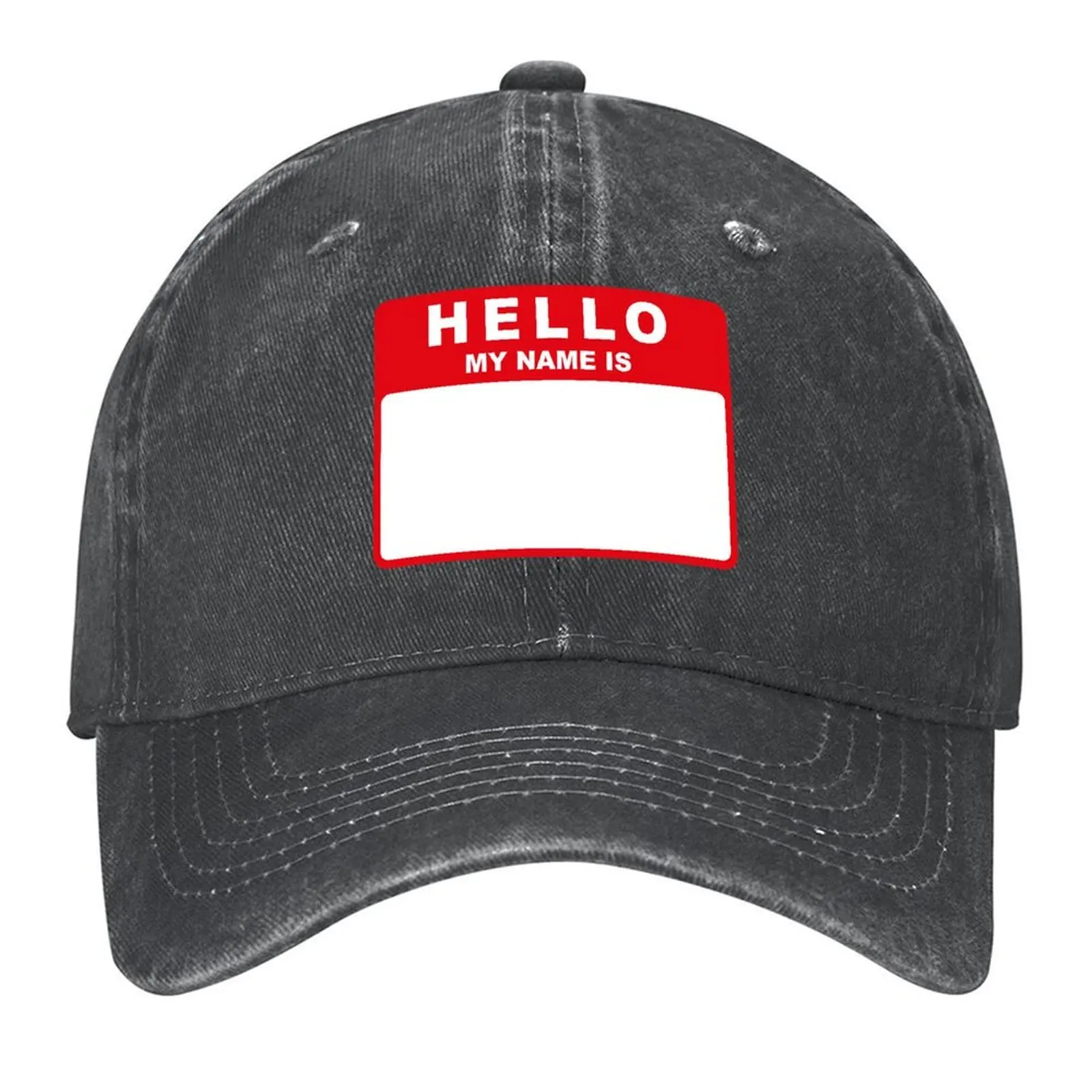 

Hello My Name Is (red) Baseball Cap designer cap Wild Ball Hat Beach hats on offer Women's Beach Outlet Men's