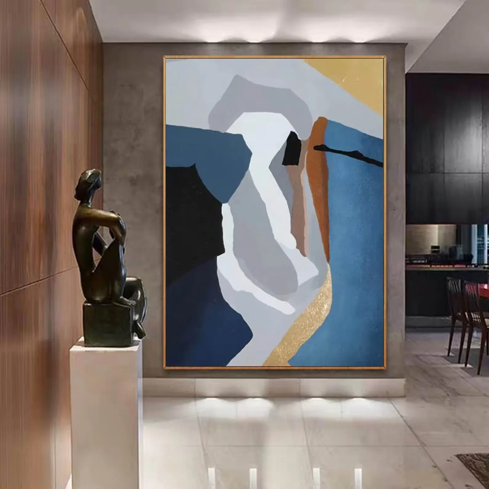 

Acrylic Abstract Painting On Canvas Art Wall Painting Brown Beige Wall Art Modern Painting Wabi Sabi Art Japanese Home Decor