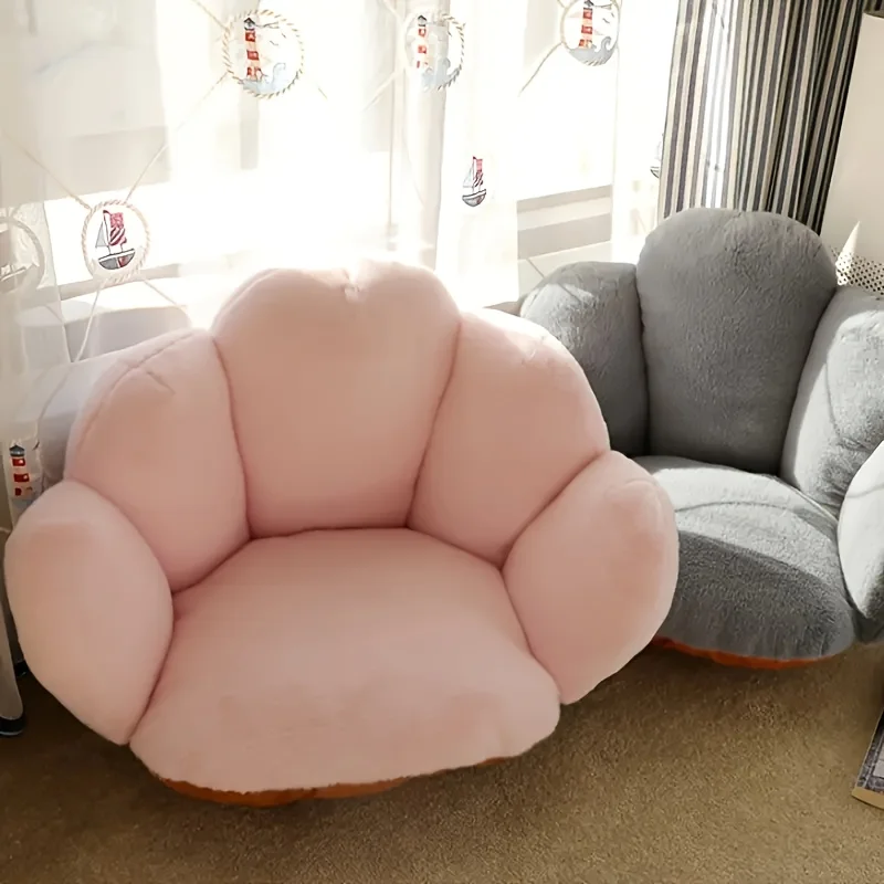 Fuzzy Finger Couch Pillow Soft Plush Sofa Mat Cushion for Computer Chair Bay Window & Floor Novelty Decor for Holiday Party