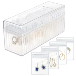 Jewelry Box Organizer With 20 Portable Anti Tarnish Jewelry Bags,Jewelry Organizer Holder,Jewelry Organizers And Storage