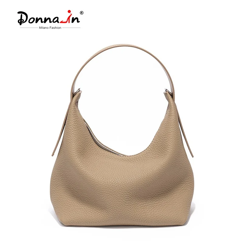 Borsa a tracolla Donna in vera pelle da Donna borsa a tracolla a tracolla in pelle bovina a grana piena solido Casual Designer di lusso