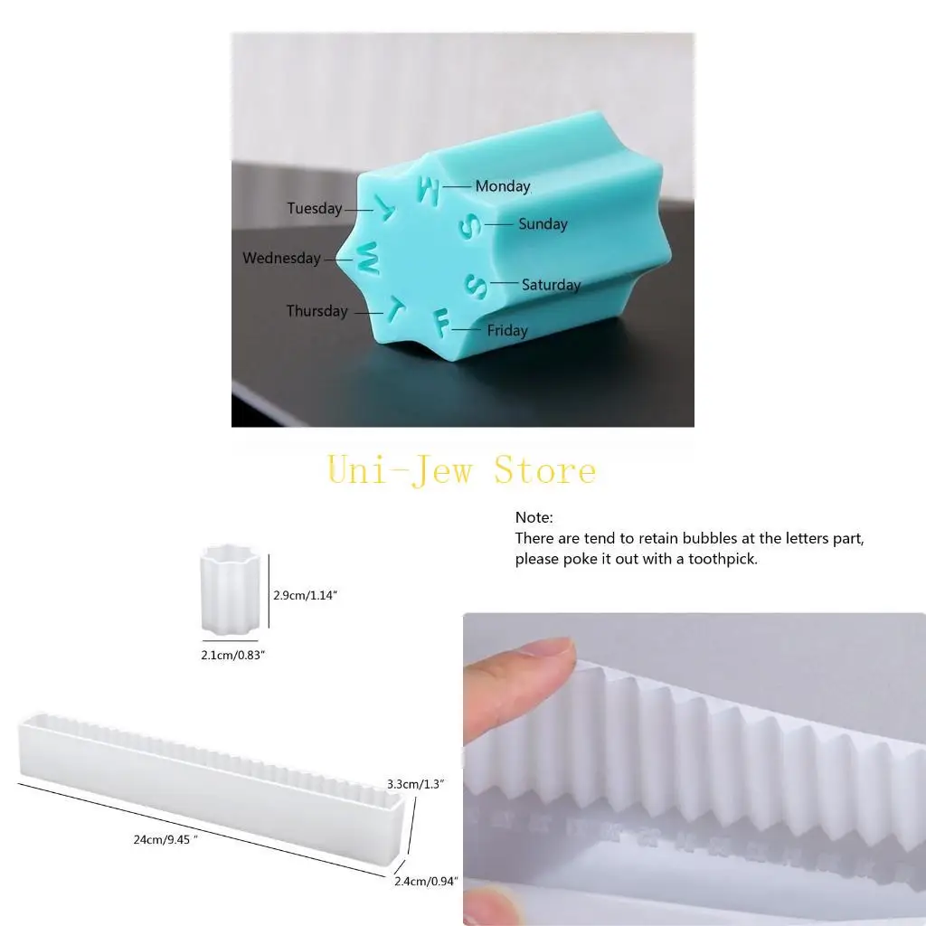 

40 ГБ календарь подставка для плесени эпоксидные силиконовые штукатурные плесени календарь домашний декор дома