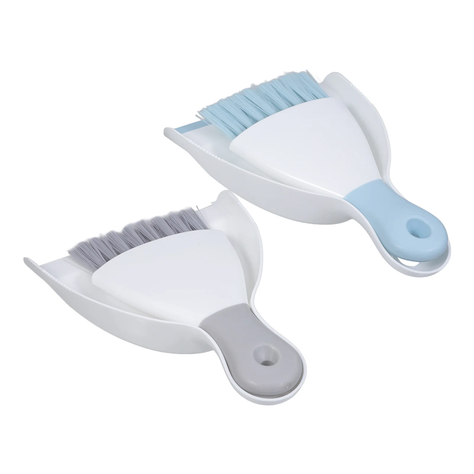 

4pcs Handheld Broom Dustpan Set Mini Cleaning Tool For Desktop Keyboard Car Vent Dormitory Portable Whisk Broom Brush Set